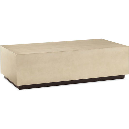 Cocktail Couture Table by Caracole in silver, taupe and taupe silver leaf, almost black. Made from hardwood solids, veneers, poplar solids in a modern style.