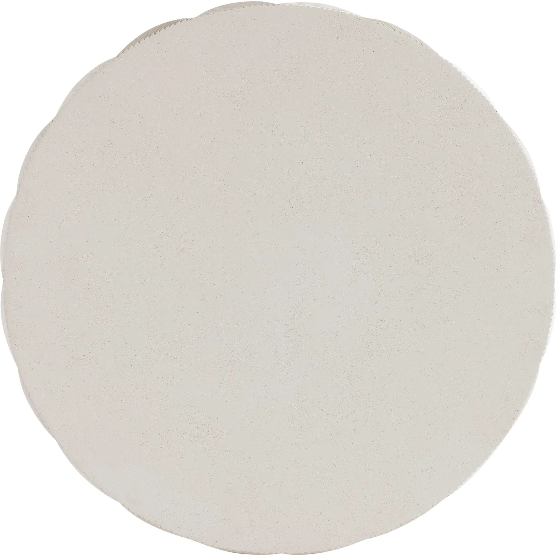 Ballantyne Cocktail Table by Bernhardt in white, cream. Made from stone in a unique style.