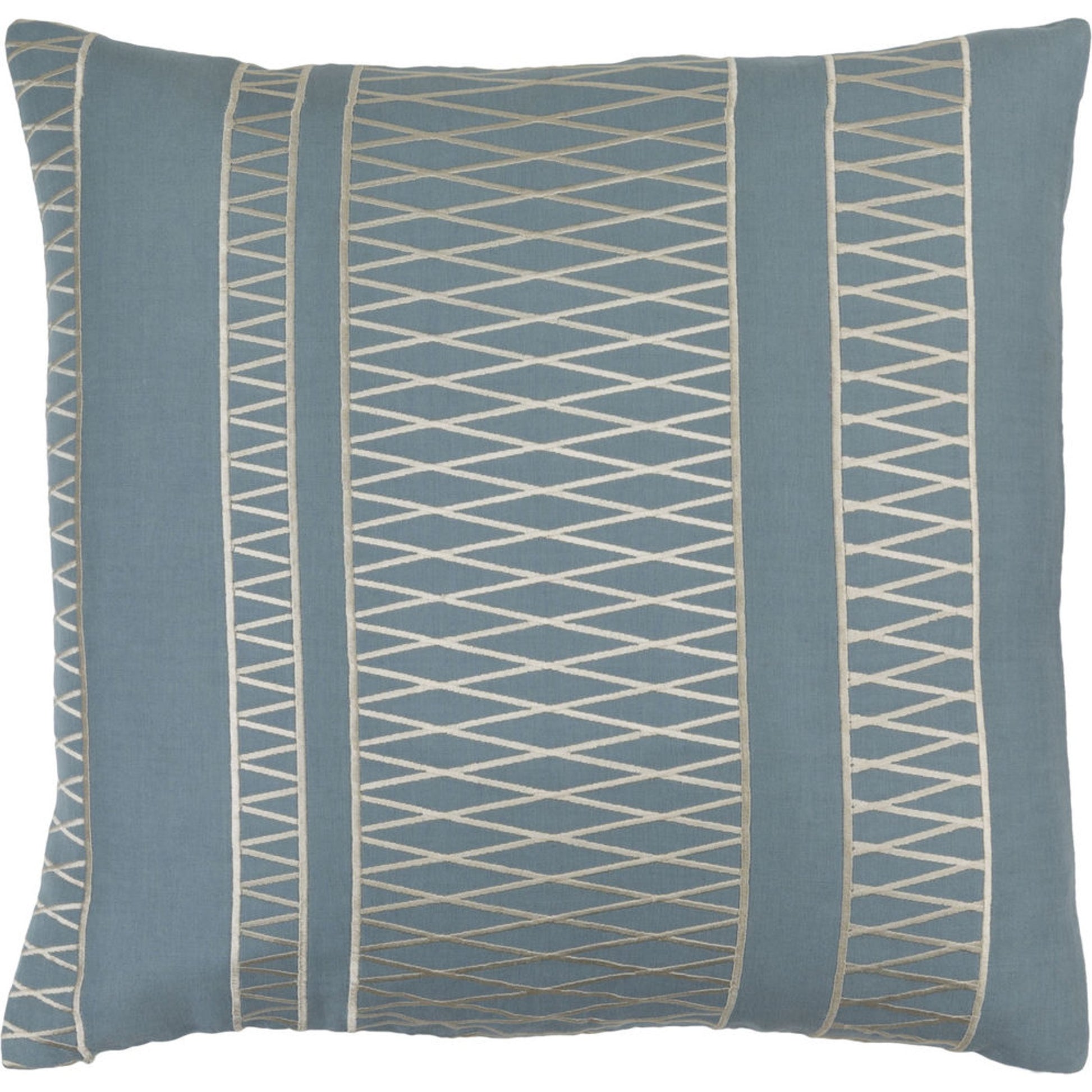 Cora Pillow - 33571 by Surya. Made from 55% linen, 45% cotton in a modern style.