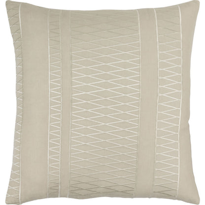 Cora Pillow - 33571 by Surya. Made from 55% linen, 45% cotton in a modern style.