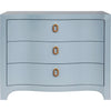 White Light Blue Textured Linen