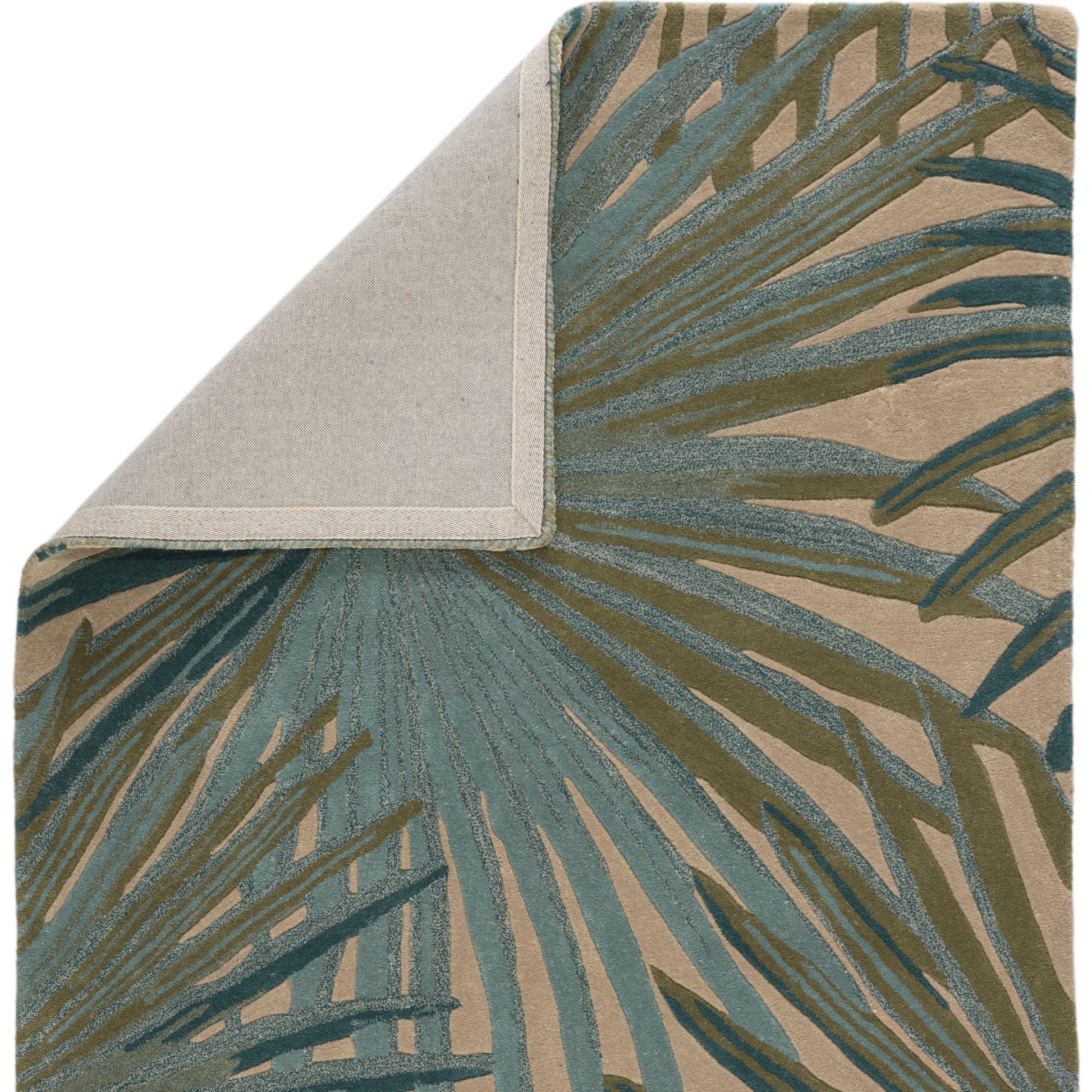 Coastal Seaside COS33 Rug by Jaipur Living in blue, green. Made from 100% wool in a unique style.