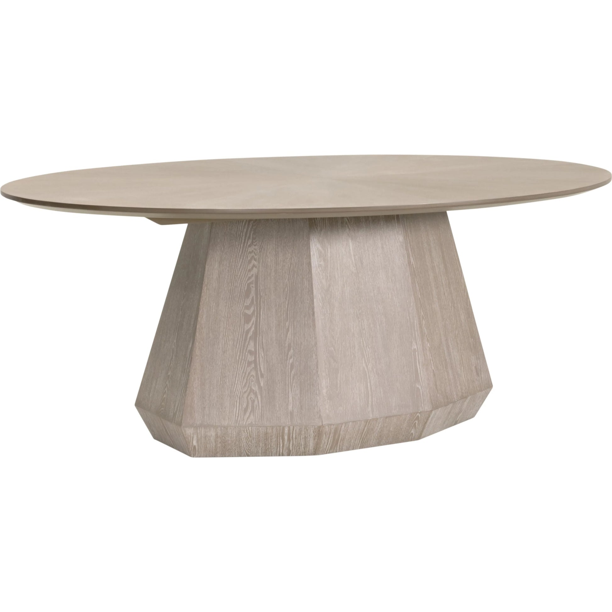 Coulter Oval Dining Table by Essentials For Living in natural gray ash. Made from solid ash wood, mdf, plywood, ash veneer in a transitional style.
