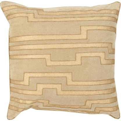 Velocity Pillow - 33733 by Surya. Made from 80% linen, 20% cotton, 100% cotton in a modern style.