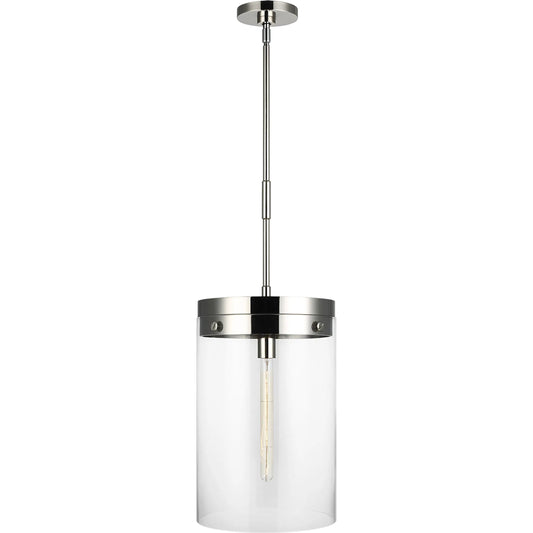 Garrett Large Cylinder Pendant by Visual Comfort & Co.. Made from steel in a unique style.