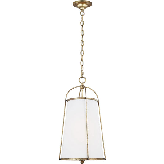 Stonington Small Hanging Shade by Visual Comfort & Co. in antique gild. Made from steel in a unique style.