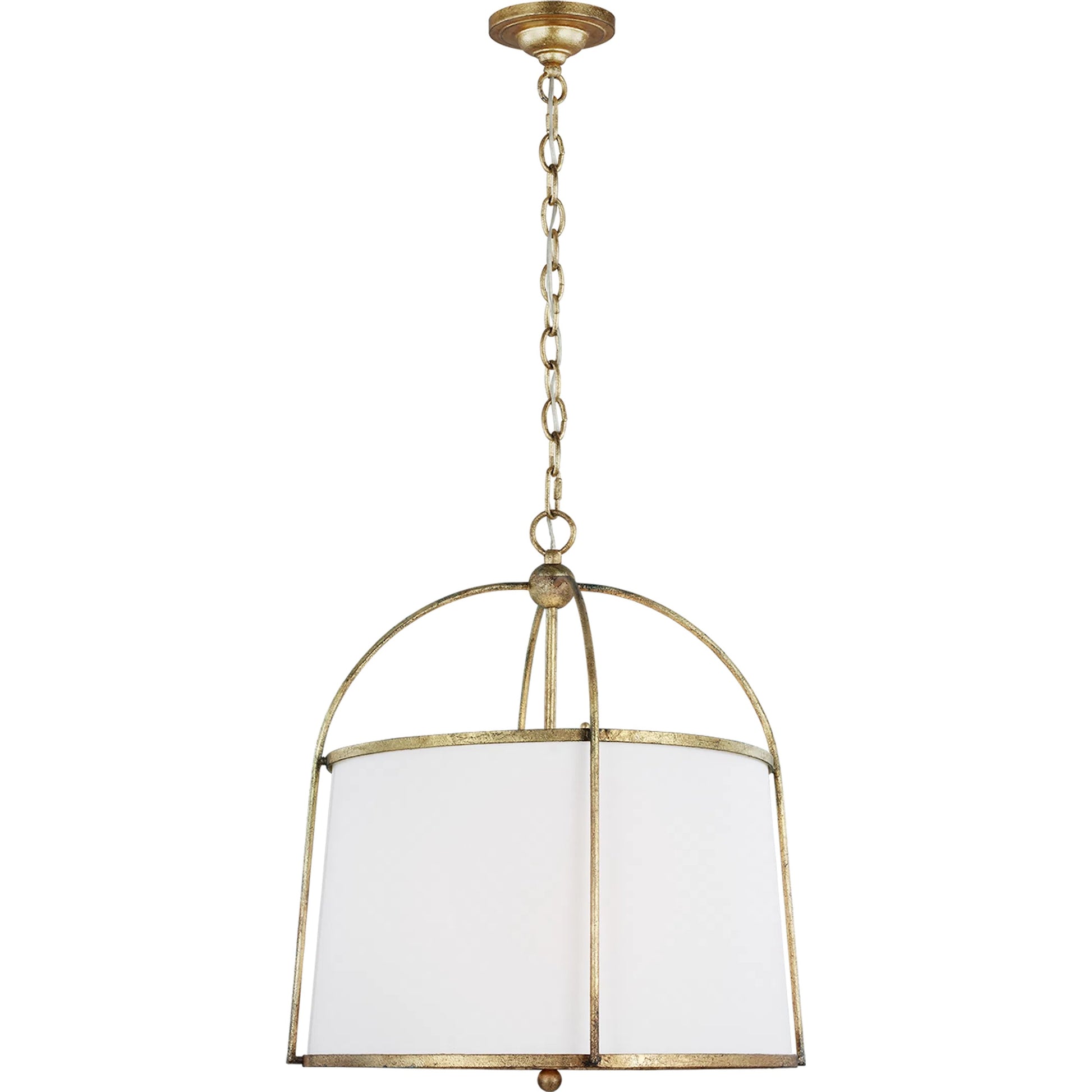 Stonington Hanging Shade by Visual Comfort & Co. in antique gild. Made from steel in a unique style.