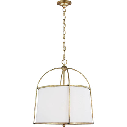 Stonington Hanging Shade by Visual Comfort & Co. in antique gild. Made from steel in a unique style.