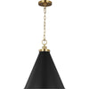 Midnight Black, Burnished Brass
