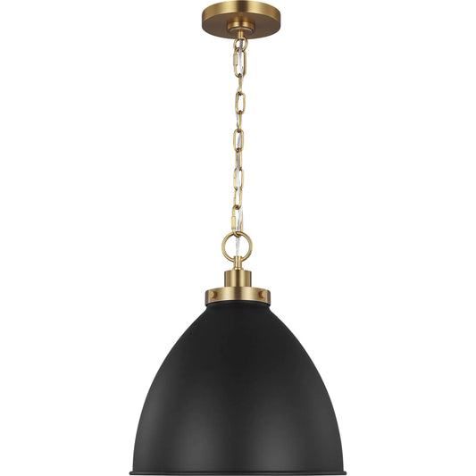 Wellfleet Medium Dome Pendant by Visual Comfort & Co.. Made from steel in a unique style.