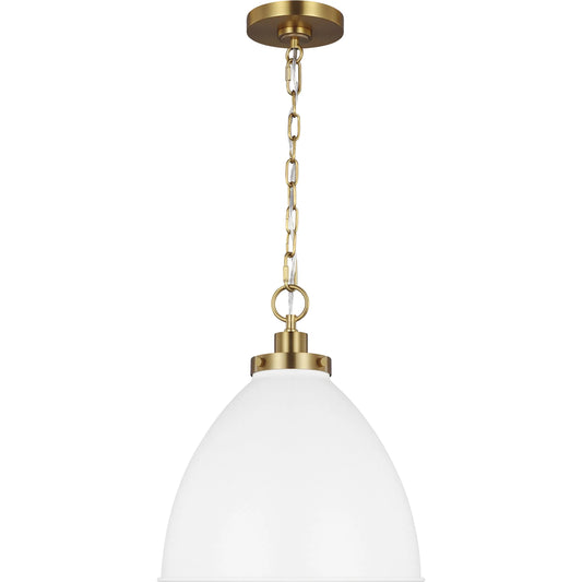 Wellfleet Medium Dome Pendant by Visual Comfort & Co.. Made from steel in a unique style.