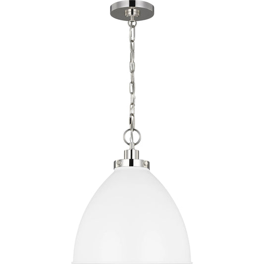 Wellfleet Medium Dome Pendant by Visual Comfort & Co.. Made from steel in a unique style.