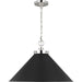 Wellfleet Wide Cone Pendant by Visual Comfort & Co.. Made from steel in a unique style.