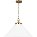 Wellfleet Wide Cone Pendant by Visual Comfort & Co.. Made from steel in a unique style.