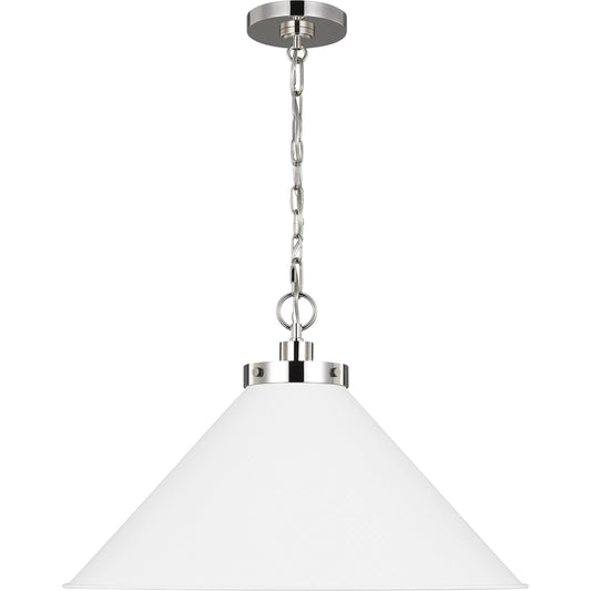 001 SI-2234210 | Primary Silo | Wellfleet Wide Cone Pendant by Visual Comfort & Co.. Made from steel in a unique style.