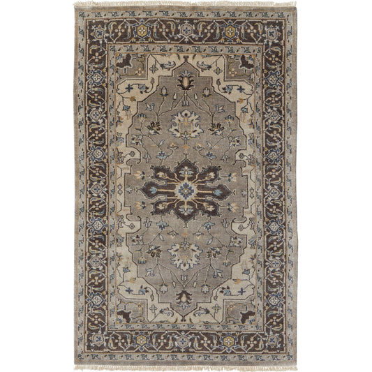 Ustad Traditional Persian Rug - 6112F by Feizy in gray, taupe, blue. Made from wool in a unique style.