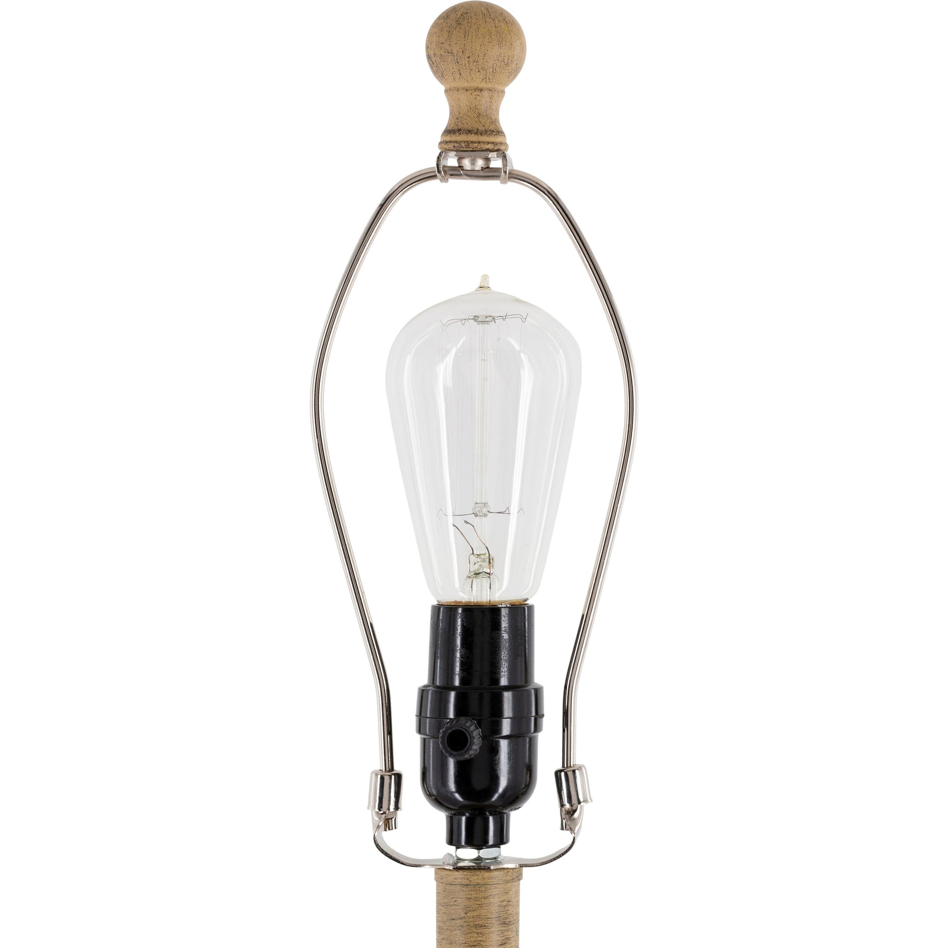 Capitan Lamp - 25432 by Surya in tan, natural and hand finishedhand finished. Made from linen, polyester, metal in a cottage & farmhouse style.