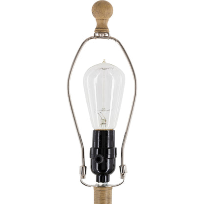 Capitan Lamp - 25432 by Surya in tan, natural and hand finishedhand finished. Made from linen, polyester, metal in a cottage & farmhouse style.