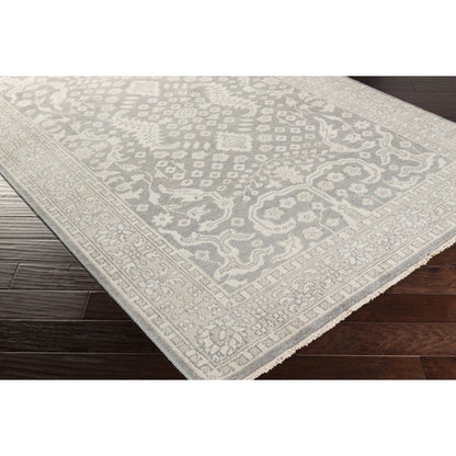 Cappadocia Rug - 2029 by Surya in charcoal, taupe, dusty sage, medium gray. Made from 100% wool in a unique style.