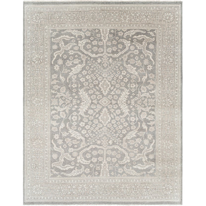Cappadocia Rug - 2029 by Surya in charcoal, taupe, dusty sage, medium gray. Made from 100% wool in a unique style.