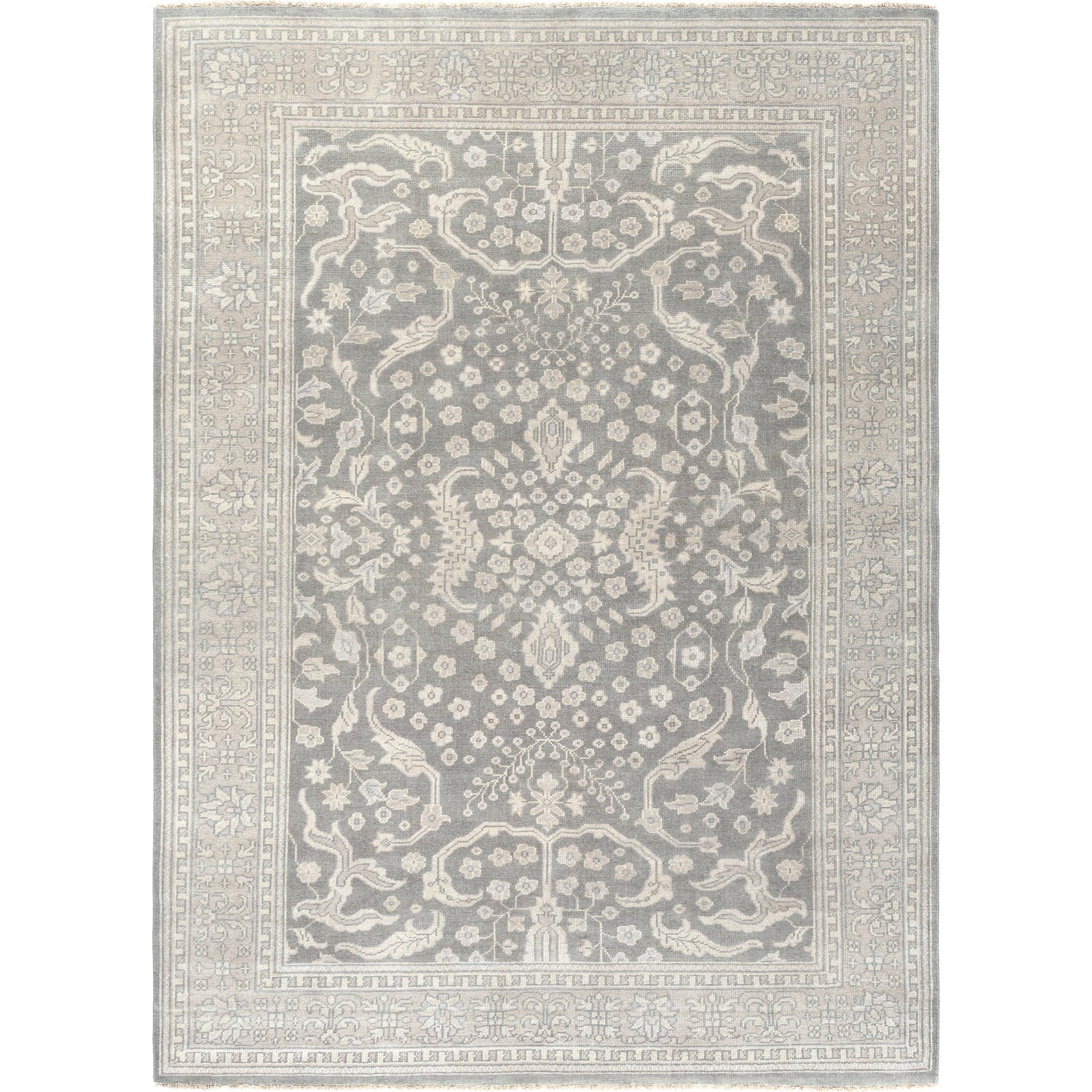 Cappadocia Rug - 2029 by Surya in charcoal, taupe, dusty sage, medium gray. Made from 100% wool in a unique style.