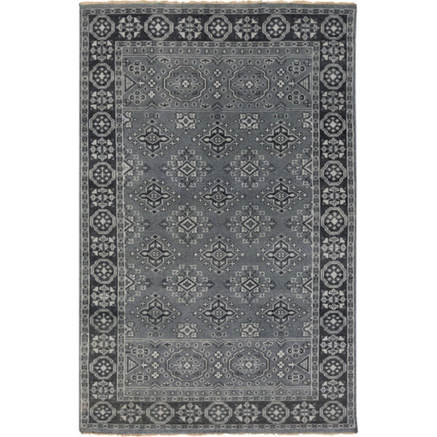 006 54313-22657,54313-22659 | Primary Silo | Cappadocia CPP-5012 Rug by Surya in deep teal, ink blue, ice blue. Made from 100% wool in a unique style.