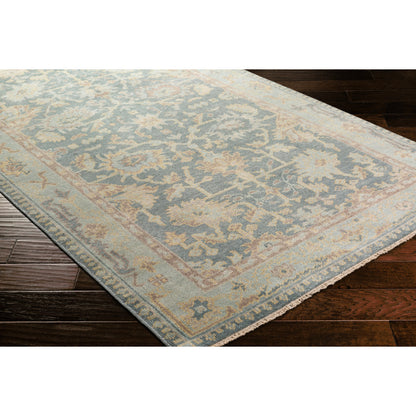 Cappadocia Rug - 14818 by Surya in medium gray, seafoam, cream, taupe. Made from 100% wool in a unique style.