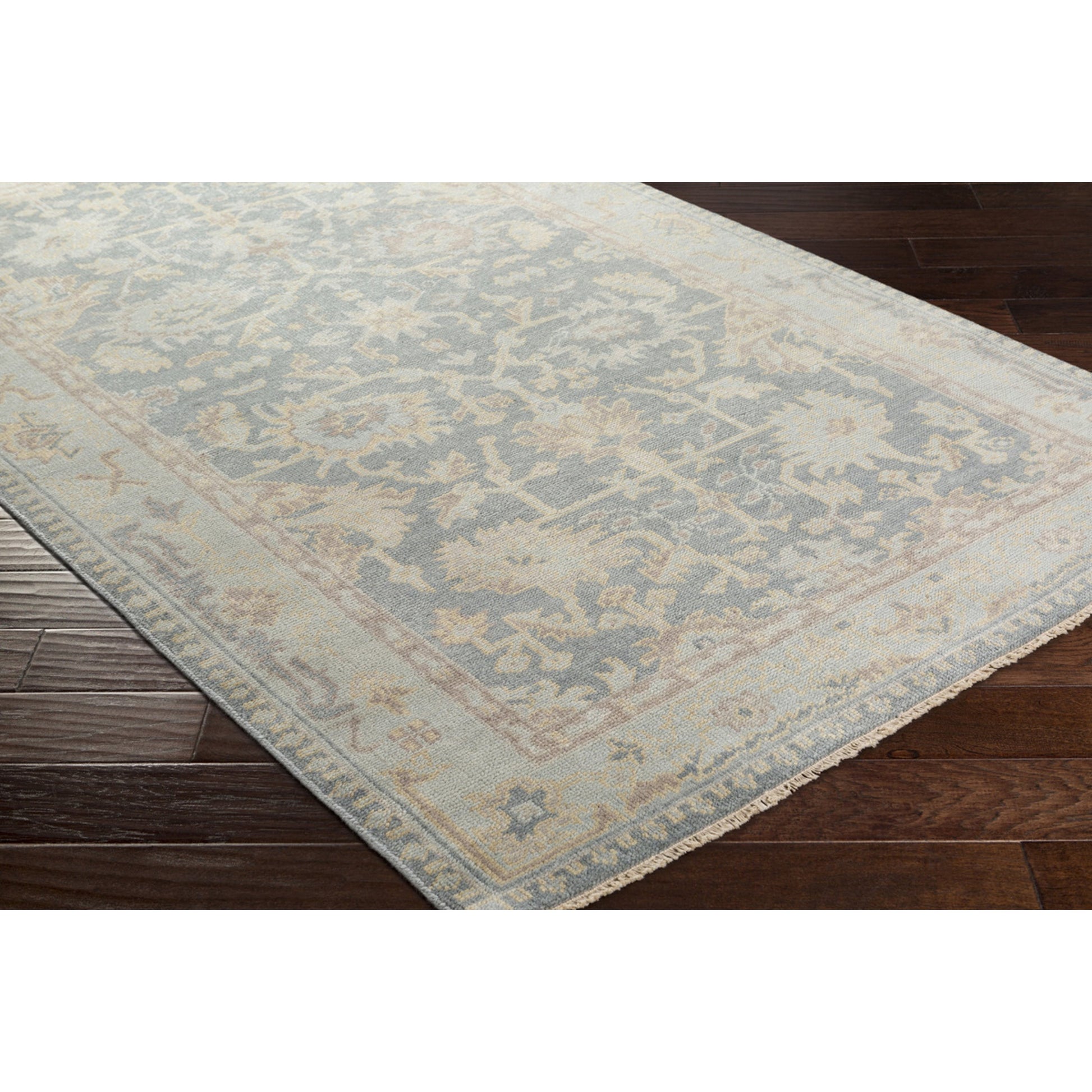 Cappadocia Rug - 14818 by Surya in medium gray, seafoam, cream, taupe. Made from 100% wool in a unique style.