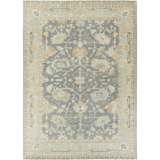 Cappadocia CPP-5020 Rug by Surya in medium gray, seafoam, cream, taupe. Made from 100% wool in a unique style.