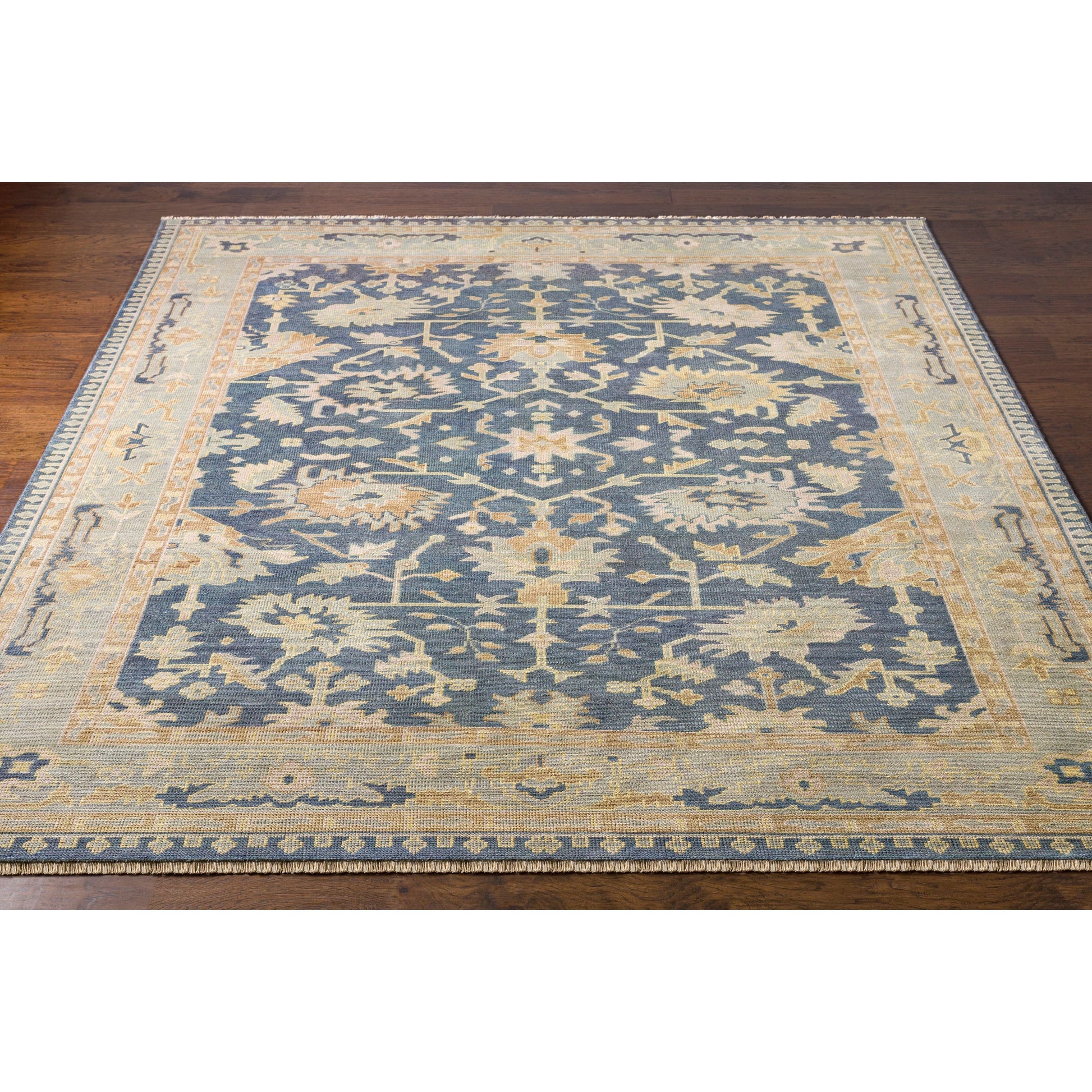Cappadocia Rug - 14818 by Surya in medium gray, seafoam, cream, taupe. Made from 100% wool in a unique style.