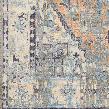 Cappadocia CPP-5027 Rug by Surya in blue, navy, tan, seafoam, dusty sage, medium brown. Made from unique in a unique style.