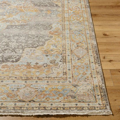 Cappadocia Rug - 489777 by Surya in olive, brown, beige, mustard. Made from face: 100% wool, warp: 100% cotton in a unique style.