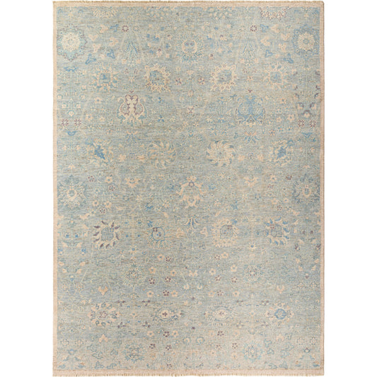 Cappadocia Rug - 489787 by Surya in sterling grey, ash, sage. Made from face: 100% wool, warp: 100% cotton in a unique style.