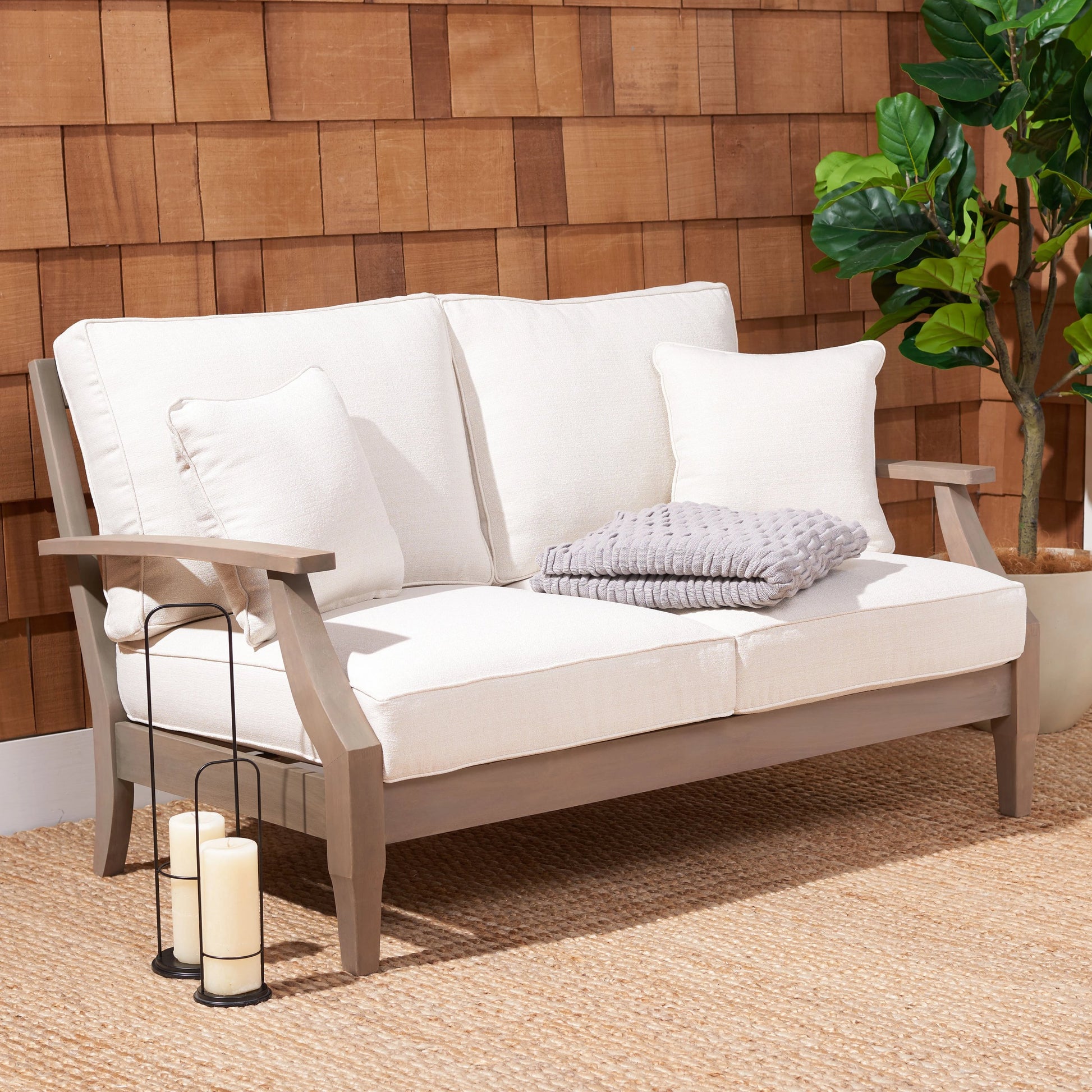 Hartford Patio Loveseat by HedgeApple Essentials. Made from unique in a coastal style.