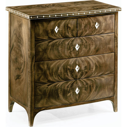 Buckingham Bleached Mahogany Chest of Drawers by Jonathan Charles in brown and bleached mahogany. Made from mahogany in a transitional style.