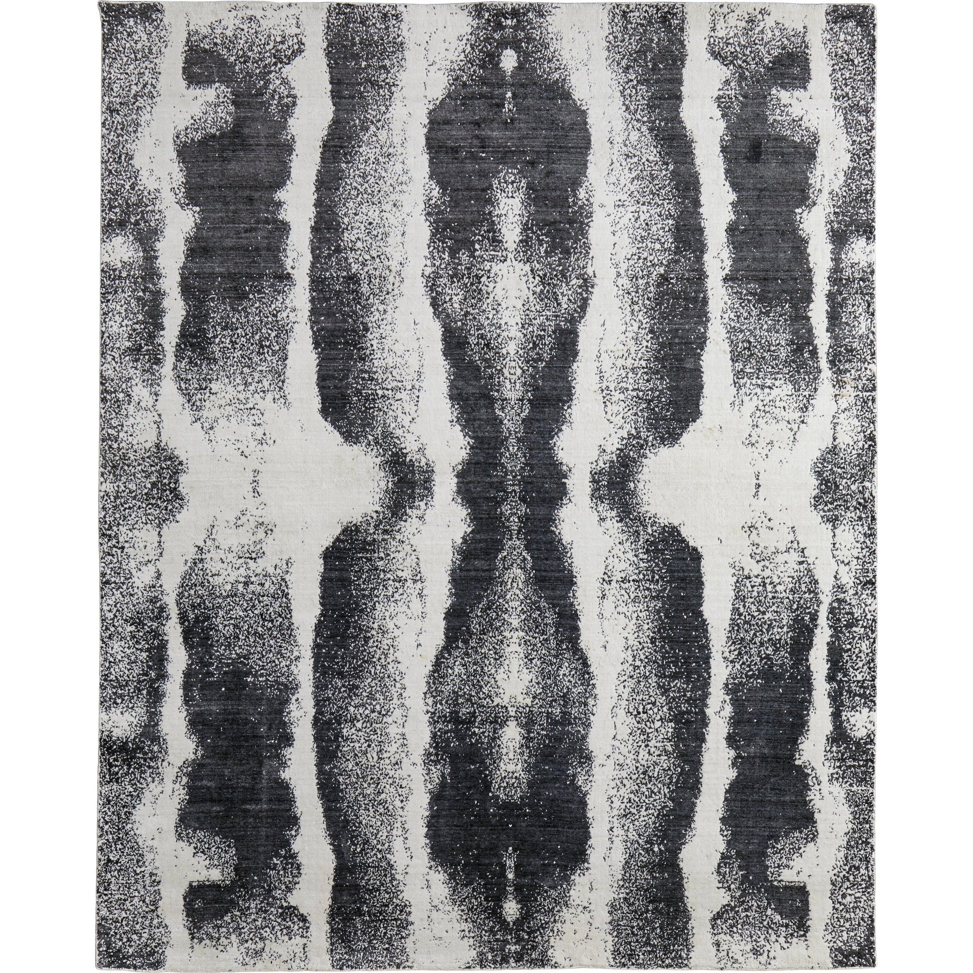 Coda Rug - 8930F by Feizy in black, white. Made from wool, viscose in a unique style.