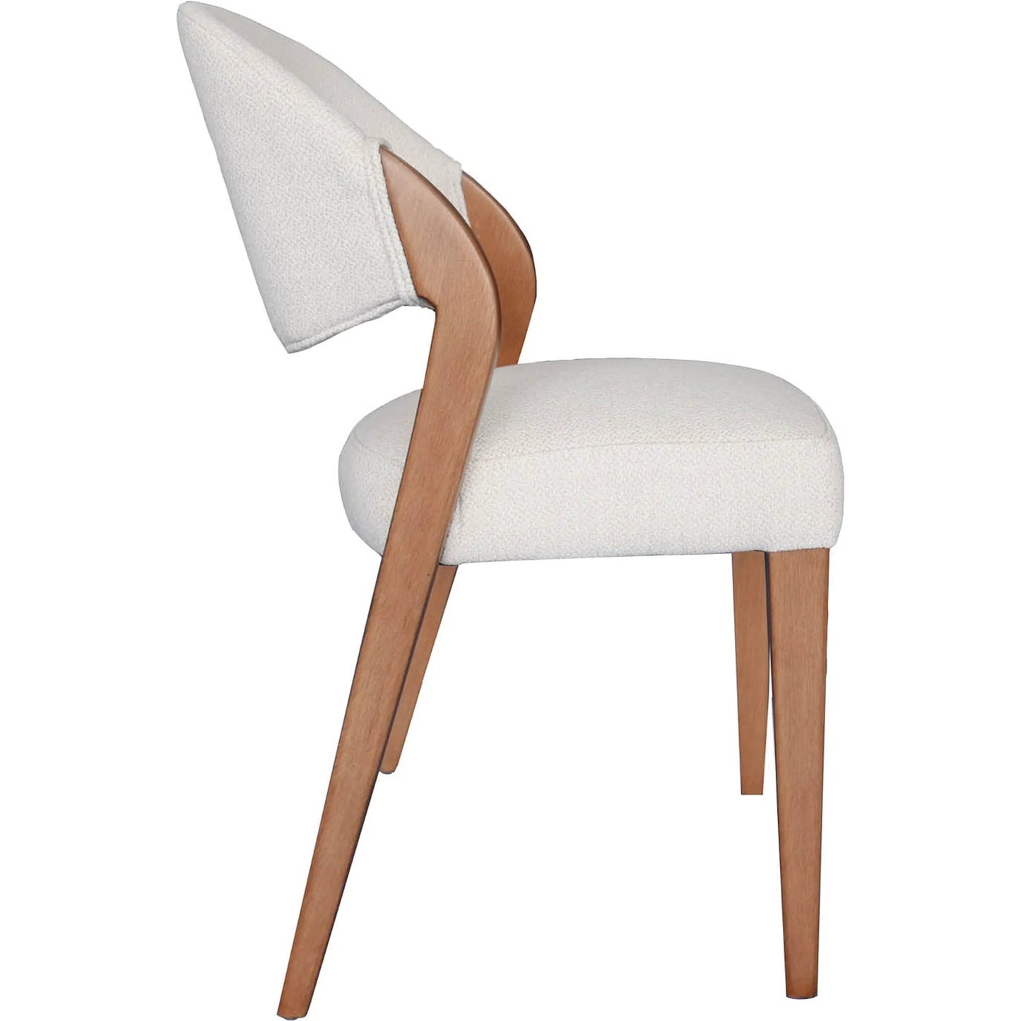 002 SI-2324990 | Additional Silo | Paul Dining Chair by LH Imports in weave frosty grey and cherry. Made from walnut wood, 100% polyester fabric, medium density foam in a transitional style.