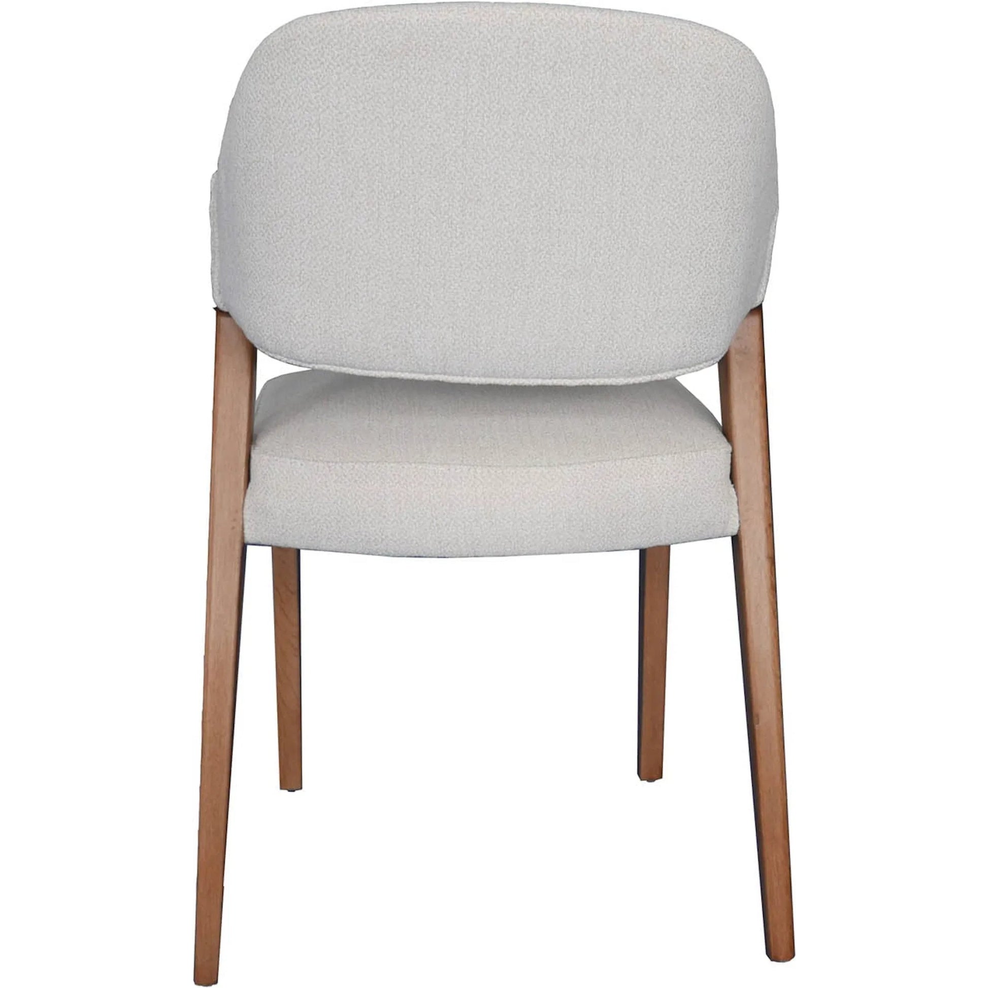 Paul Dining Chair by LH Imports in weave frosty grey and cherry. Made from walnut wood, 100% polyester fabric, medium density foam in a transitional style.