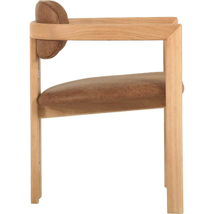 Monterrey Dining Chair by LH Imports in natural. Made from unique in a transitional style.