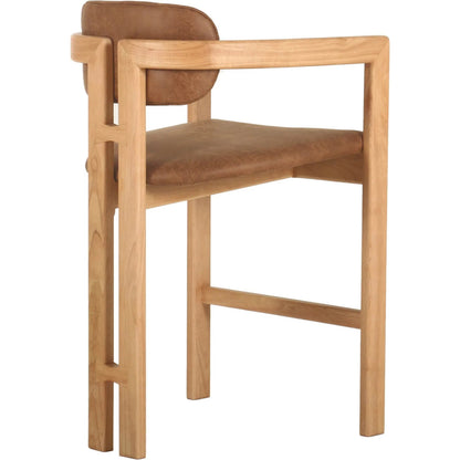 Monterrey Counter Stool by LH Imports in natural. Made from unique in a transitional style.