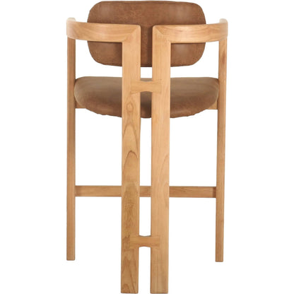 Monterrey Counter Stool by LH Imports in natural. Made from unique in a transitional style.