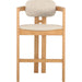 Monterrey Counter Stool by LH Imports in natural. Made from unique in a transitional style.