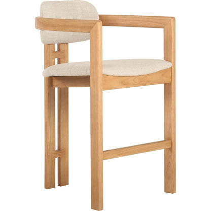 Monterrey Counter Stool by LH Imports in natural. Made from unique in a transitional style.