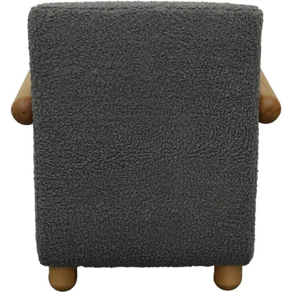 Alaska Club Chair by LH Imports in grey and natural. Made from unique in a modern style.