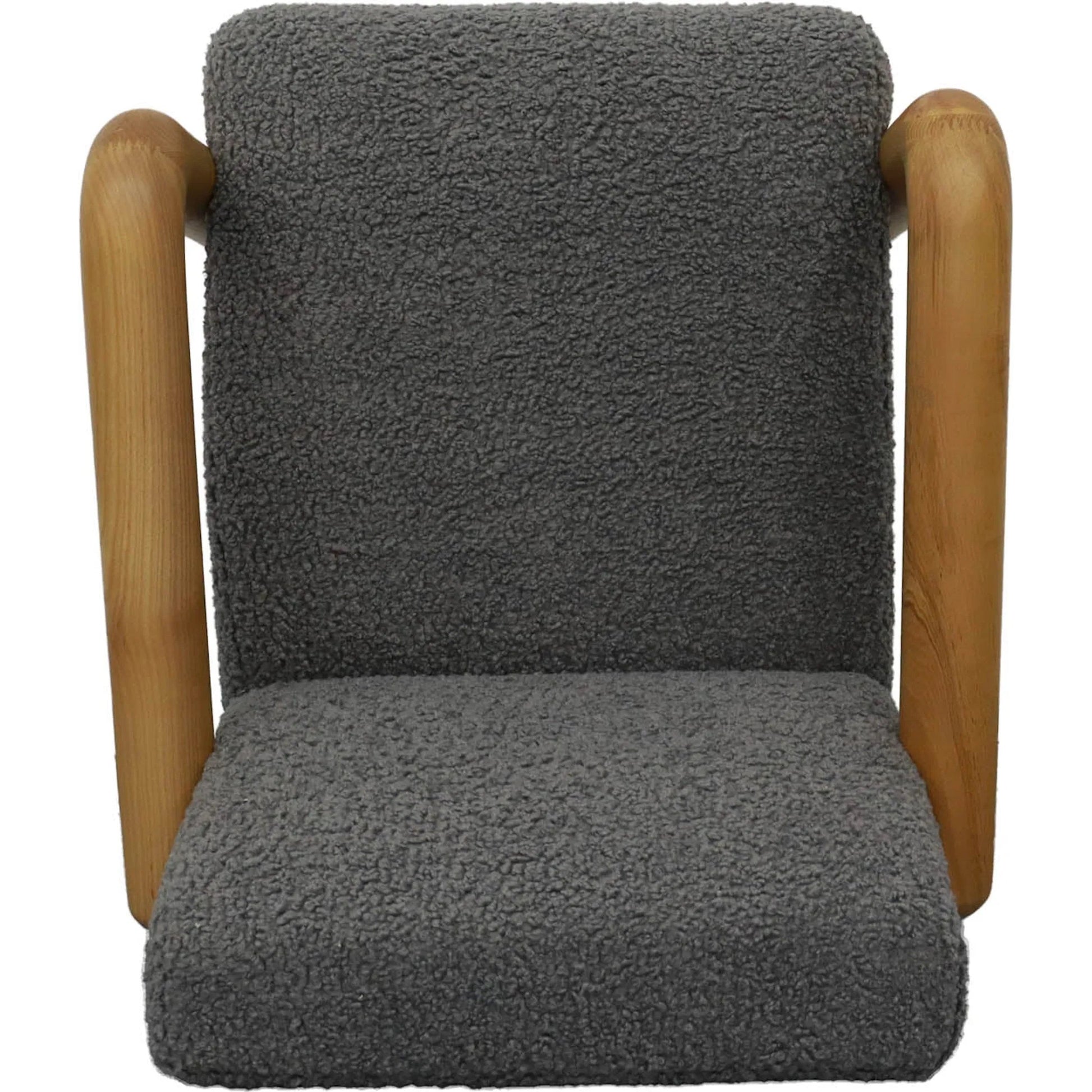Alaska Club Chair by LH Imports in grey and natural. Made from unique in a modern style.
