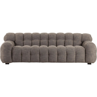 Fusion Sofa by LH Imports in rustic charcoal. Made from polyester, poplar, rubberwood, foam in a transitional style.