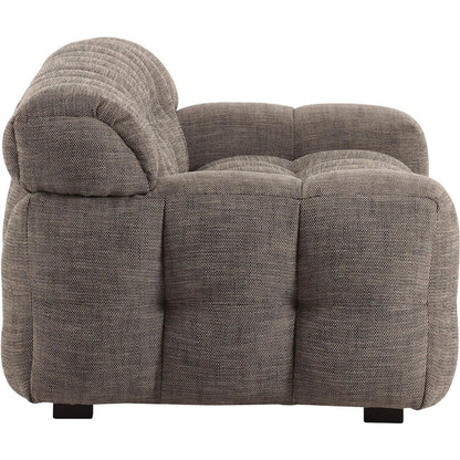 Fusion Sofa by LH Imports in rustic charcoal. Made from polyester, poplar, rubberwood, foam in a transitional style.