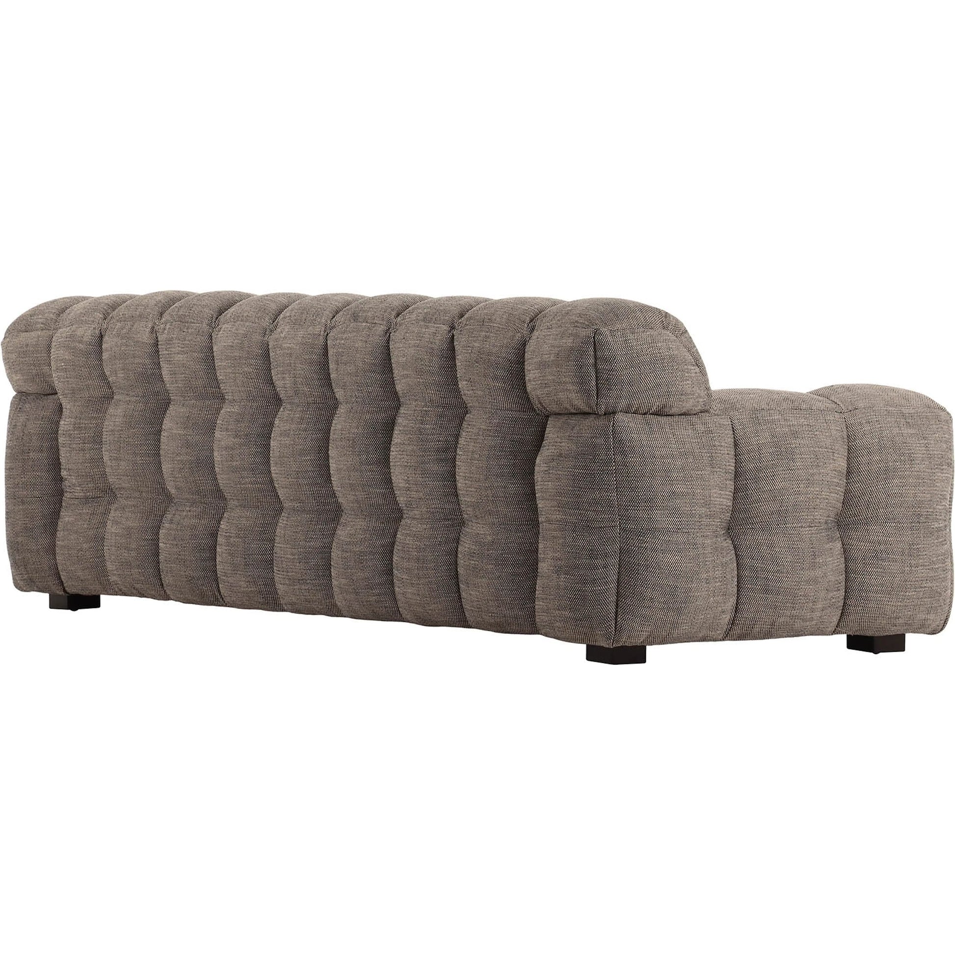 Fusion Sofa by LH Imports in rustic charcoal. Made from polyester, poplar, rubberwood, foam in a transitional style.