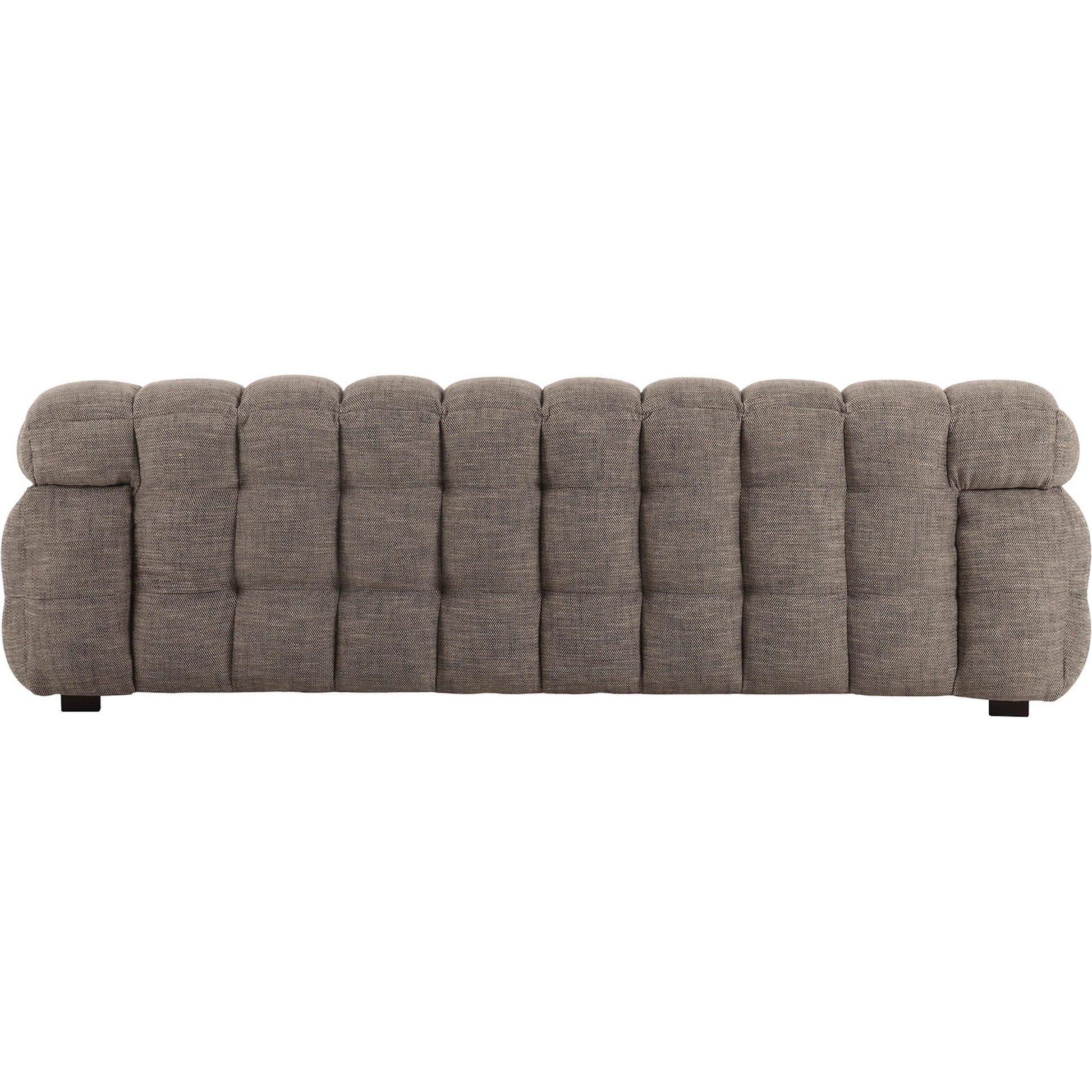Fusion Sofa by LH Imports in rustic charcoal. Made from polyester, poplar, rubberwood, foam in a transitional style.