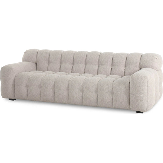 Fusion Sofa by LH Imports in beige, natural and rustic charcoal. Made from unique in a unique style.